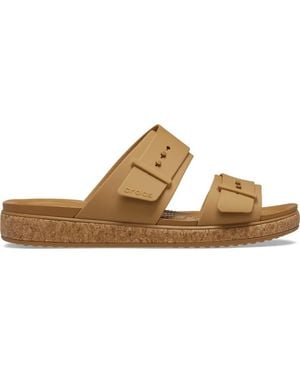 Crocs™ Brooklyn Cork Buckle Low Low - Black