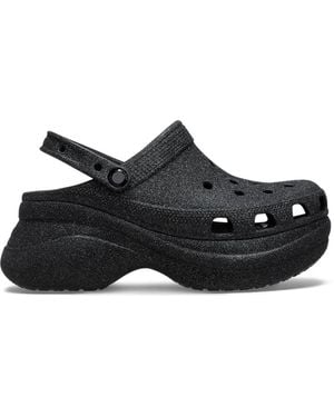 Crocs™ Bae Glitter Sabots Femmes - Noir