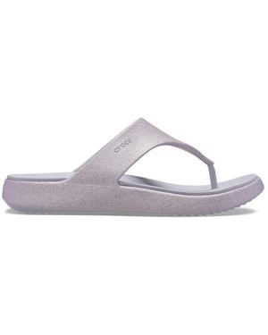 Crocs™ Getaway Triangle Glimmer Flip - Black