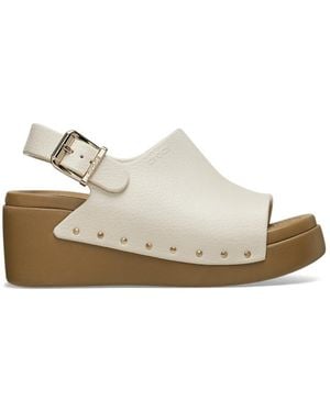 Crocs™ Dylan Studded Platform Slide - White