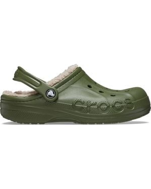 Crocs™ Baya Lined Clog; Army Multi - Green