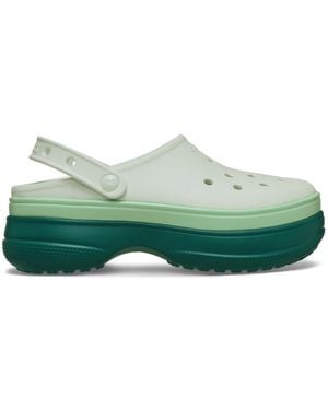 Crocs™ Classic Stacked Clog - Green