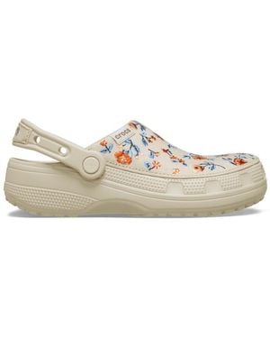 Crocs™ Classic Crafted Floral Clog - Black