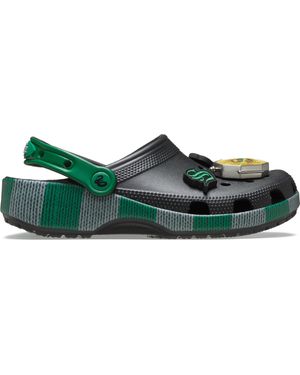 Crocs™ Slytherin-Inspired Printed Classic Clogs - Green