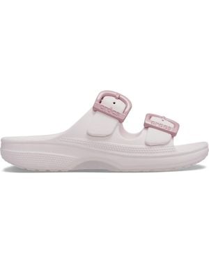 Crocs™ | damen | saturday enamel buckle | sandalen | weiß | 34 - Schwarz