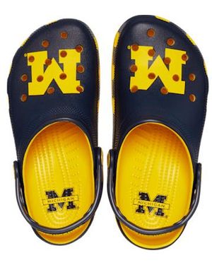 Crocs™ College Of Michigan Classic Clog; Sunflower - Black