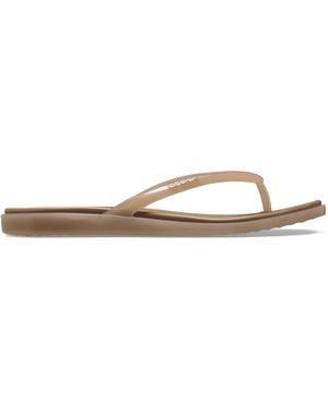 Crocs™ Miami Jelly Round Toe Flip - Black