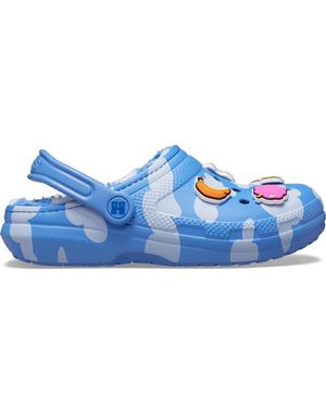 Crocs™ Happy Socks X Classic Lined Sabots Powder - Bleu