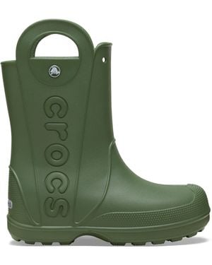 Crocs™ Handle It Rain Boot Army Green Size 4 Uk