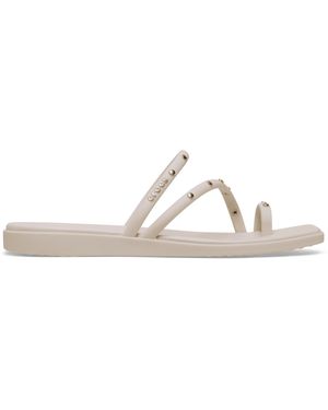 Crocs™ Miami Toe Loop Studded Sandal - Black