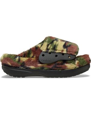 Crocs™ Classic Unfurgettable Camo Slide - Black