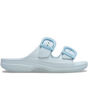 Crocs™ Saturday Enamel Buckle Sandal - Black