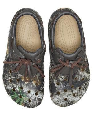 Crocs™ Realtree Classic Boat Shoe - Black