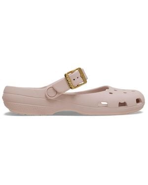 Crocs™ Classic Metallic Buckle Ballet - Black