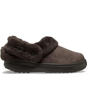 Crocs™ Classic Unfurgettable Vegan Suede - Black