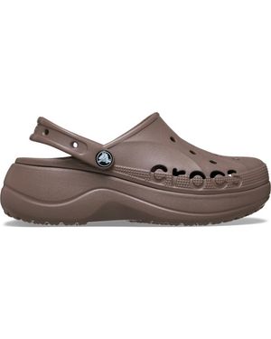 Crocs™ | damen | baya platform | clogs | braun | 39 - Schwarz