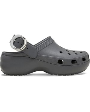 Crocs™ | damen | classic platform dipped buckle | clogs | grau | 41