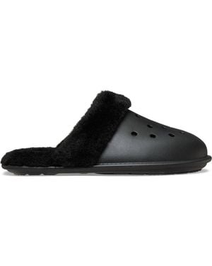 Crocs™ Classic Fuzz Scuff - Black