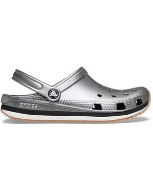 Crocs™ Crocband Metallic Runner Sabots Carbon - Noir