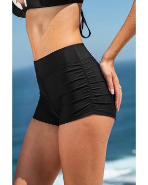 CUPSHE Slip Da Bagno Neri On Your Mark - Nero