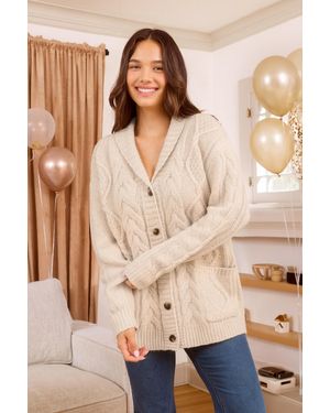 CUPSHE Feestelijk Gevoel Zandkleurig Vest - Naturel