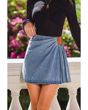 CUPSHE Minigonna - Blu