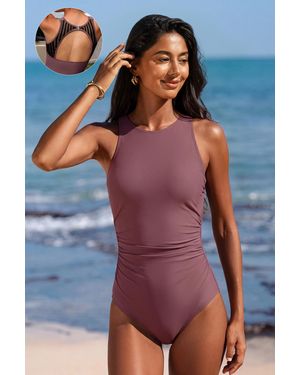 CUPSHE Costume Intero Contenitivo "In My Element" - Blu
