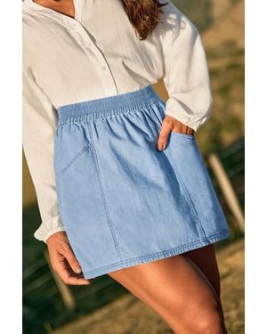 CUPSHE Scopri La Graziosa Minigonna - Blu