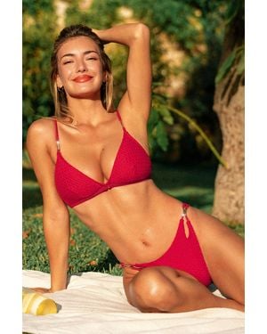CUPSHE Een Behoorlijke Rode Bikini Set - Groen