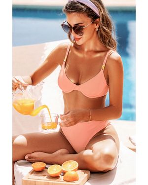 CUPSHE Bikini Dolce E Corallo - Arancione