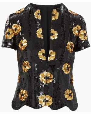 Brandon Maxwell Kiera Top (Final Sale) - Black