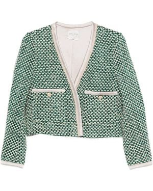 forte_forte Tweed Jacket - Green