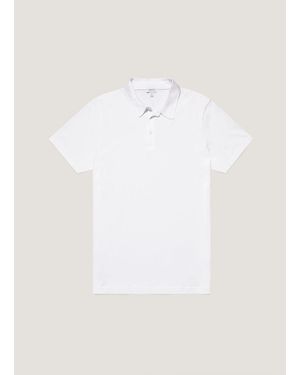 Sunspel Classic Jersey Polo Shirt - White