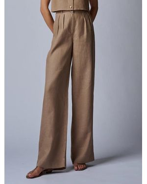 Hevron Alina Pant - Brown