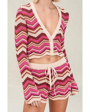 Devon Windsor Stella Cardigan - Red