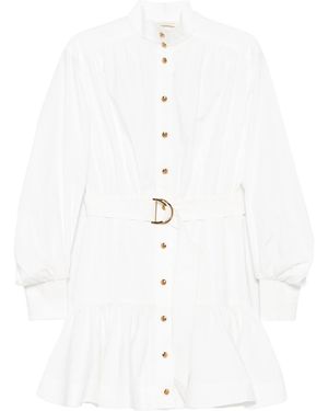 Zimmermann Utility Mini Dress - White