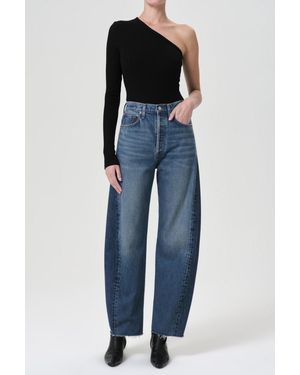 Agolde Luna Pieced Jean - Blue
