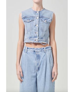 Agolde Leo Vest - Blue