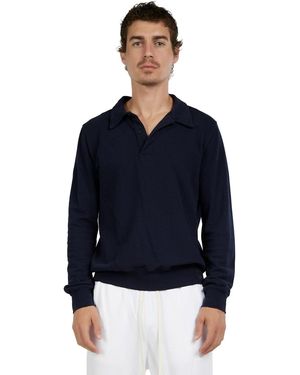 Les Tien Pique Tennis Polo - Blue