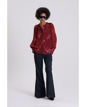 Maria Cher Melrose Julieta Blouse - Red