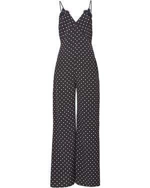 Fleur du Mal Juliet Lace Jumpsuit - Multicolor