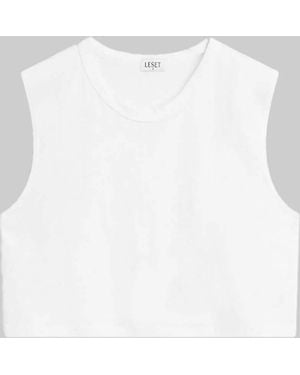 Leset Crop Sleeve Margo - White