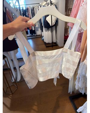 LoveShackFancy Tessaline Top - Natural