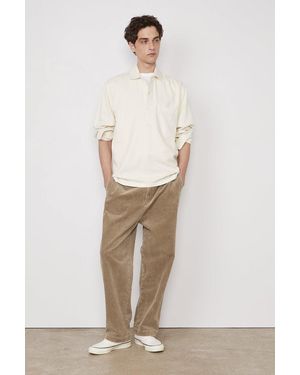Officine Generale Jordy Pgmt Brush Co Twill - White