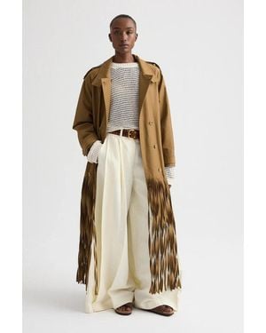 Twp Fringe Benefit Coat - Natural