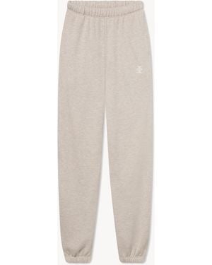 ÉTERNE Boyfriend Pocket Sweatpant - White