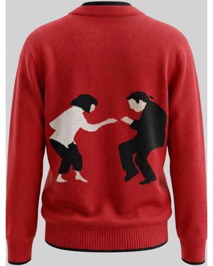 Harden Pulp Fiction Cardigan - Red