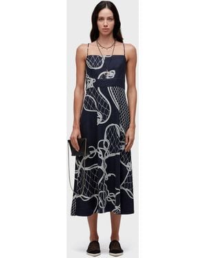 Osklen Knot Strap Dress - Blue