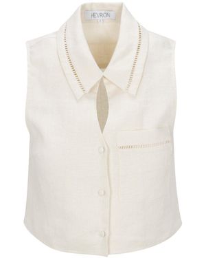 Hevron Rosalie Top - White