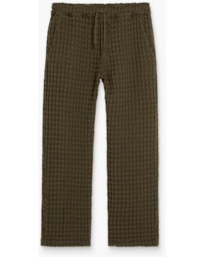 Oas Turtle Ayora Waffle Pants - Green